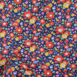 Tissu Liberty of London - Betsy Meadow Ultra marine