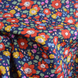 Tissu Liberty of London - Betsy Meadow Ultra marine