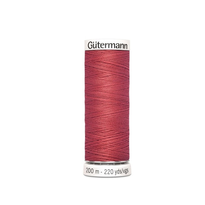 Bobine de Fil pour tout coudre Gutermann 200 m - N°210 Vieux rose