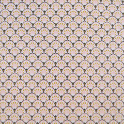 Tissu coton Gaudi écailles Rose - OEKO TEX