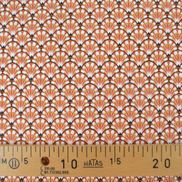 Tissu coton Gaudi écailles Terracotta - OEKO TEX