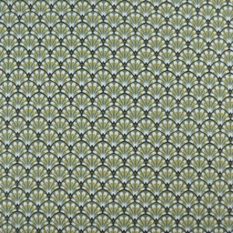 Tissu coton Gaudi écailles Olive- OEKO TEX
