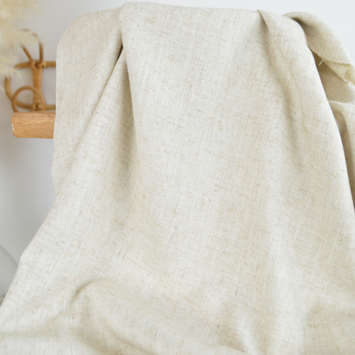 Tissu viscose lin Lilian - Sable