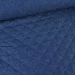 Jean denim denim matelassé losange envers satin