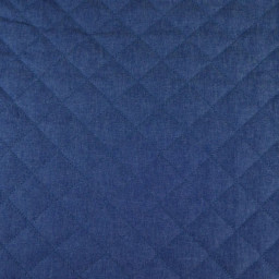 Jean denim denim matelassé losange envers satin