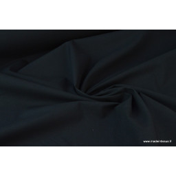 tissu Popeline coton oeko tex uni noir