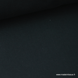 tissu Popeline coton oeko tex uni noir
