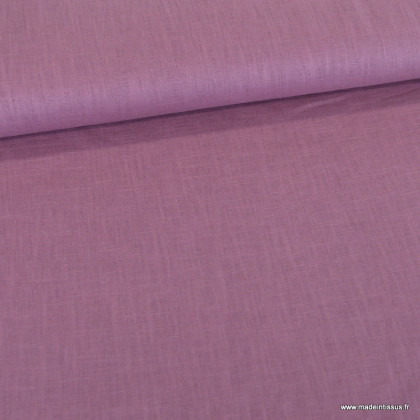 Tissu Lin coloris Vieux rose