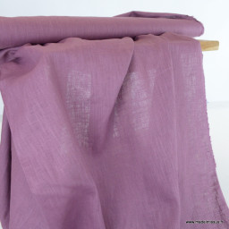 1 coupon de 75 cm de Tissu Lin coloris Vieux rose