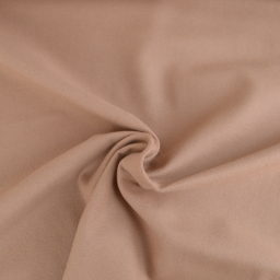 1 coupon de 78 cm de Flanelle de coton Camel - Okeo tex