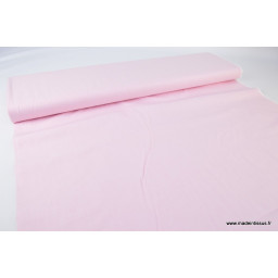 Tissu Fil à Fil coton rose pour confection