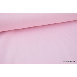 Tissu Fil à Fil coton rose pour confection