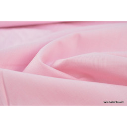 Tissu Fil à Fil coton rose pour confection