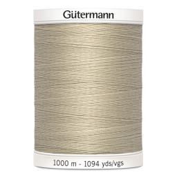 Fil pour tout coudre Gutermann 1000 m - N°722 beige