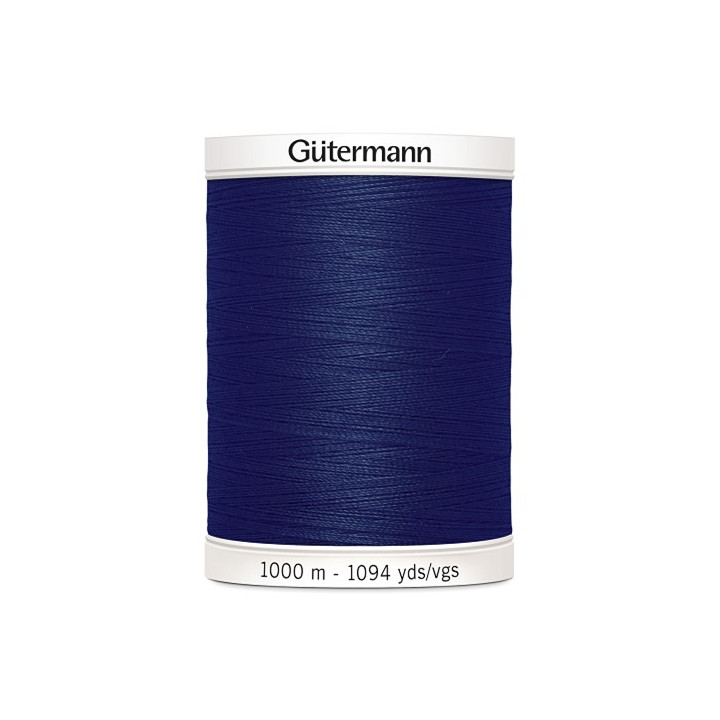 Fil pour tout coudre Gutermann 1000 m - N°665 bleu profond