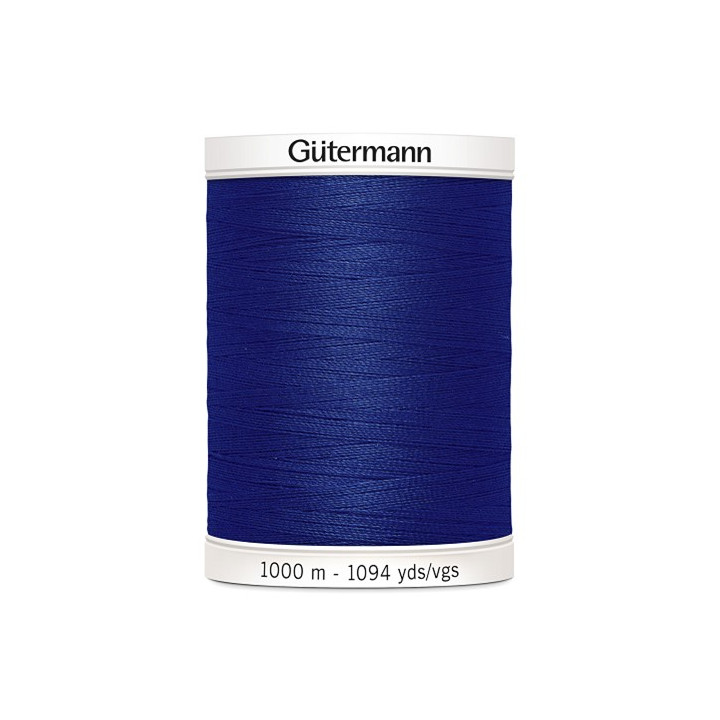 Fil pour tout coudre Gutermann 1000 m - N°310 bleu Roi