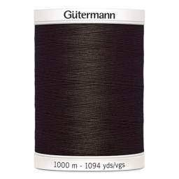 Fil pour tout coudre Gutermann 1000 m - N°696 marron foncé