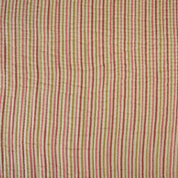 Coton matelassée Bamola motif fleurs Indienne fond écru