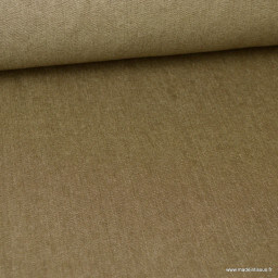 Tissu jean denim Lavé Camel