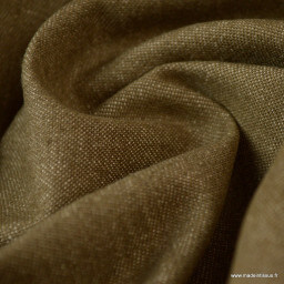 Tissu jean denim Lavé Camel
