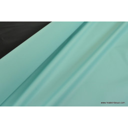 Tissu imperméable étanche polyester enduit acrylique turquoise