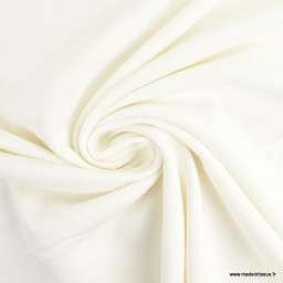 Molleton de chanvre blanc cassé - oeko tex