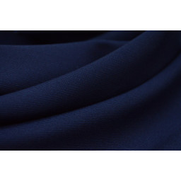 Véritable tissu gabardine marine x50cm