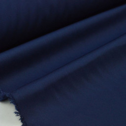 Véritable tissu gabardine marine x50cm