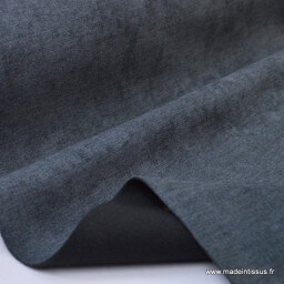 tissu ALASKA occultant isolant thermique anthracite x50cm