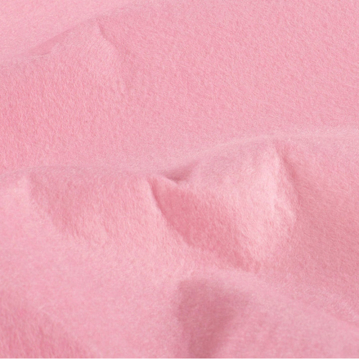 Tissu feutrine petite laize 90 cm - Rose