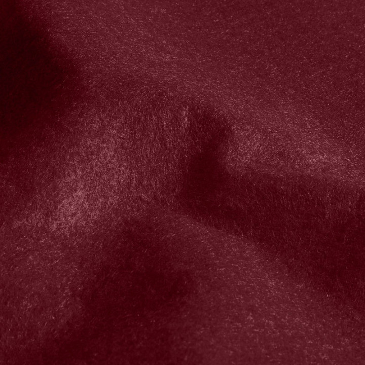 Tissu feutrine petite laize 90 cm - Bordeaux