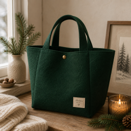 Tissu feutrine petite laize 90 cm - Vert Sapin