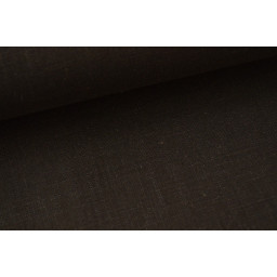 Tissu Lin lavé marron  x50cm
