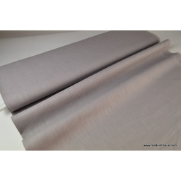 Tissu Lin lavé gris pour confection x50cm