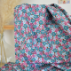 Tissu cretonne coton Marica fleurs Paon et roses - OEKO TEX