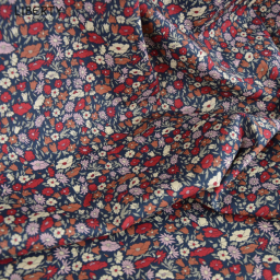 Tissu Liberty Tana Lawn - Petal and Daisy - Charbon