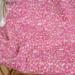 Tissu Liberty Tana Lawn - Petal and Daisy - Rose