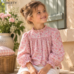 Tissu Liberty Tana Lawn - Ruth Marina Rose