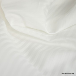Tissu Satin à rayures 5mm pour draps - haut de gamme