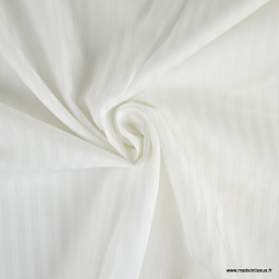 Tissu Satin à rayures 5mm pour draps en Grande Largeur - haut de gamme