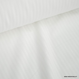 Tissu Satin à rayures 5mm pour draps en Grande Largeur - haut de gamme