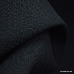 Tissu pour ciel de toit et sellerie automobile piqué prime noir