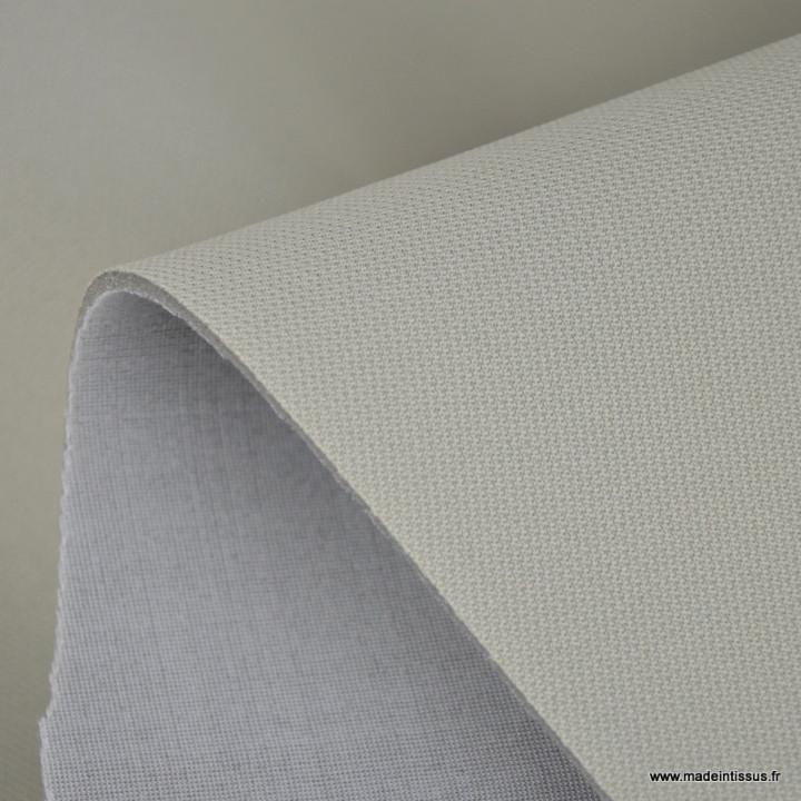Tissu pour ciel de toit et sellerie automobile piqué prime gris