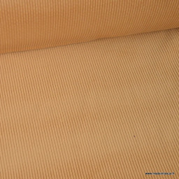 Tissu Velours côtelé coton coloris Camel - OEKO TEX