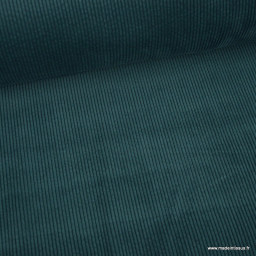Tissu Velours côtelé coton coloris vert salicorne - OEKO TEX