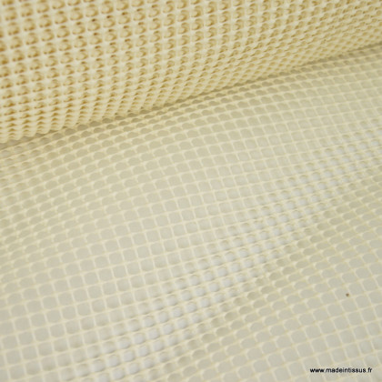 Grille antidérapante écrue pour tapis et tiroirs – 150 cm