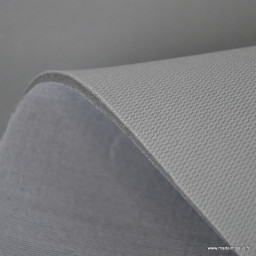 Tissu pour ciel de toit et sellerie automobile piqué damier gris