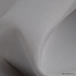 Tissu pour ciel de toit et sellerie automobile piqué lacost gris