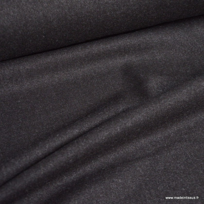 destockage tissu twill polyester viscose chocolat, 4.50m