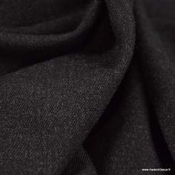 destockage tissu twill polyester viscose chocolat, 4.50m